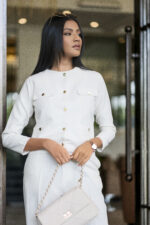 Ceyora Boxy Golden Button Jacket - Image 5