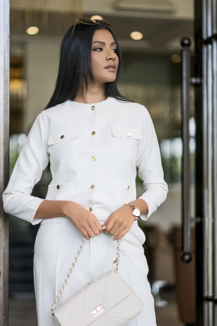 Ceyora Boxy Golden Button Jacket - Image 5