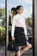 Ceyora High-Waisted Button-Up Skirt - Image 2