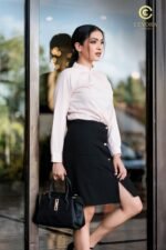 Ceyora Isabella Pleated Blouse - Image 2