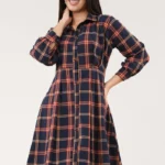 Plaid Shirt Dress
