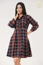 Plaid Shirt Dress