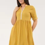 Saffron Swing Short Dress