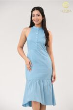 Serenity Button down Dress - Image 2