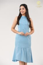 Serenity Button down Dress - Image 3