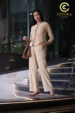 Ceyora Sofia Wide-Leg Trousers