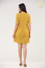 Saffron Swing Short Dress - Image 3