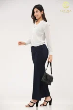 Navy Grace Office Pant