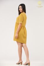 Saffron Swing Short Dress - Image 2