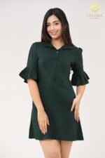 Fit and Flare Shirt Dress