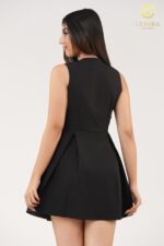 Belle Nair Fit & Flare Dress - Image 2