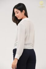 Draped Neckline Top - Image 2