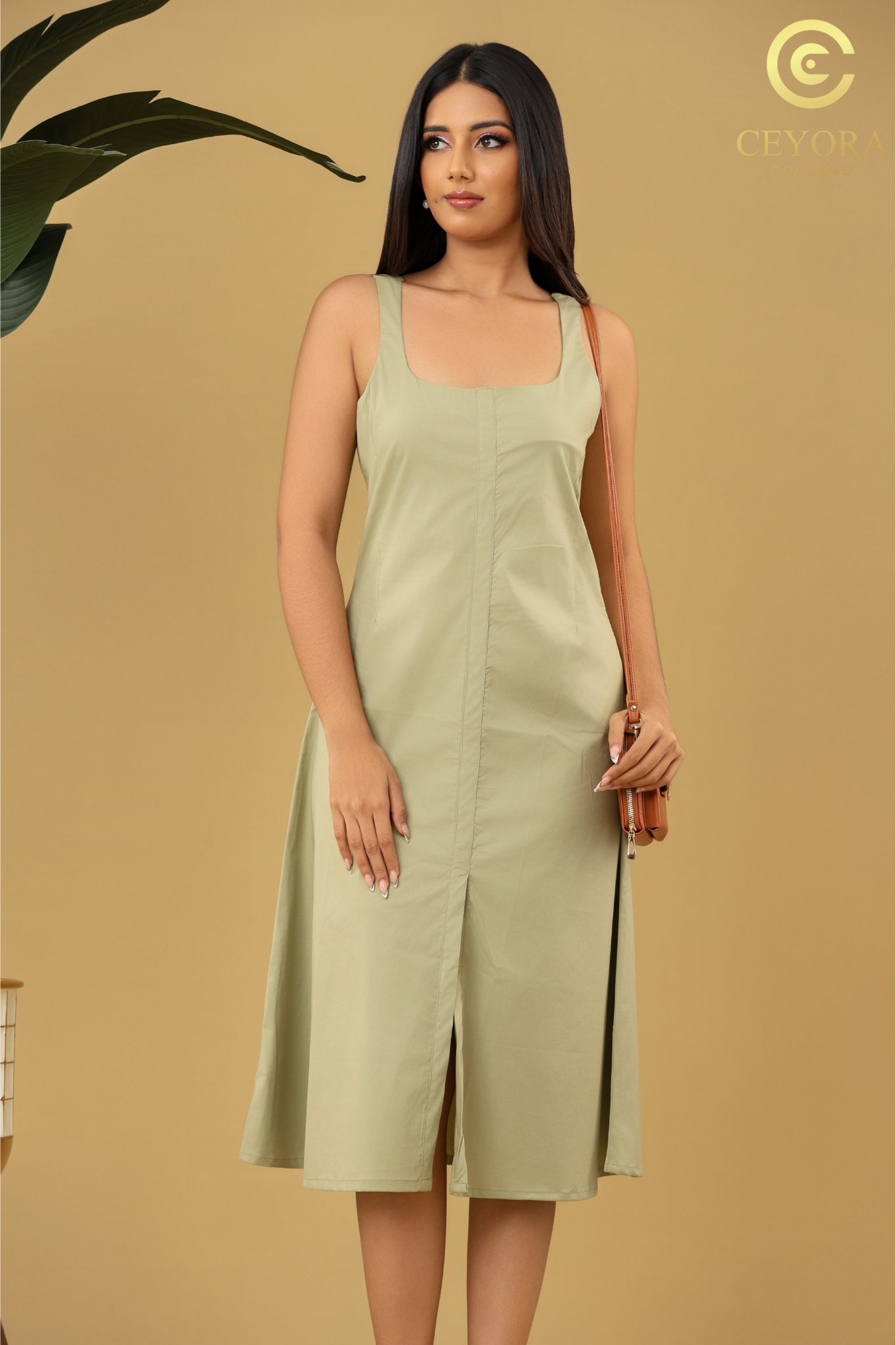 Minimalist Column Dress Casual Summer Dress - Image 1