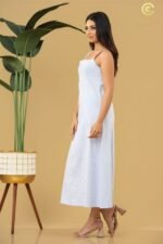 Yarn-Dyed Cotton Maxi Dress - Image 3