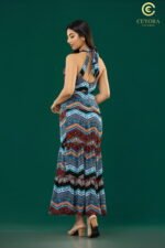 Floral Halter Maxi Dress - Image 5