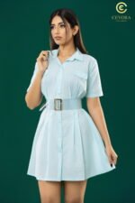 Vestito Short Sleeve Mini Dress - Image 4