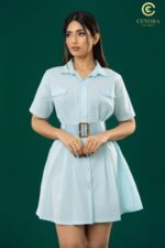 Vestito Short Sleeve Mini Dress