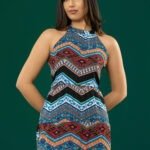 Floral Halter Maxi Dress