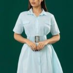 Vestito Short Sleeve Mini Dress