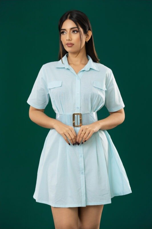 Vestito Short Sleeve Mini Dress