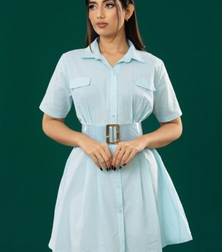 Vestito Short Sleeve Mini Dress